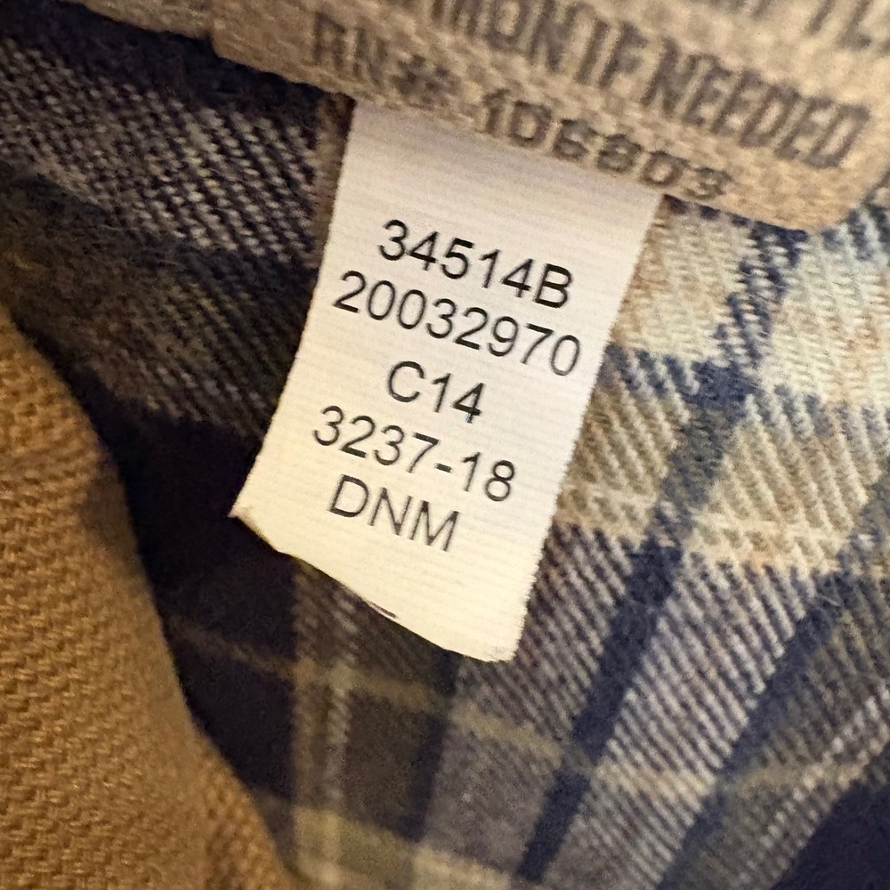 Duluth Trading Co Ballroom Flannel-Lined Relaxed Fit Jeans Size 42x30 - Picture 10 of 11